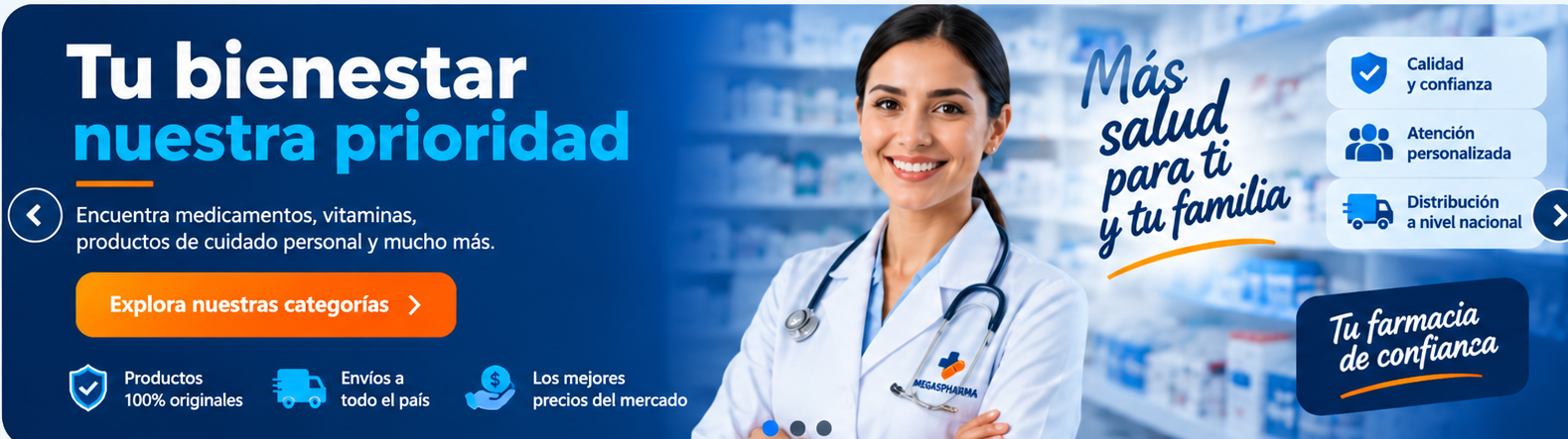 MEGASPHARMA - Tu bienestar, nuestra prioridad